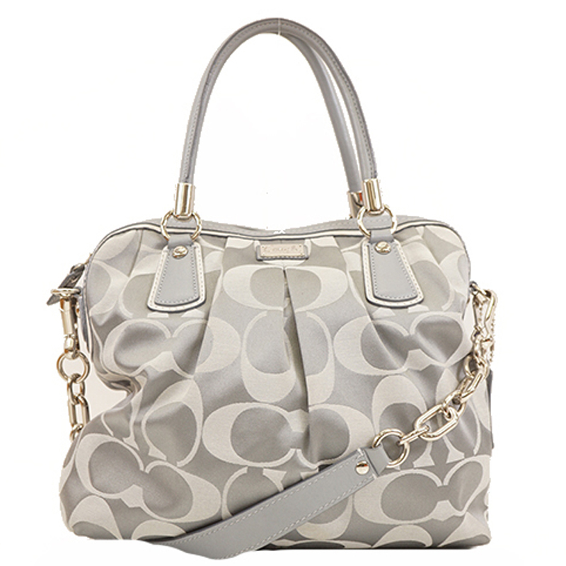 coach gray handbags