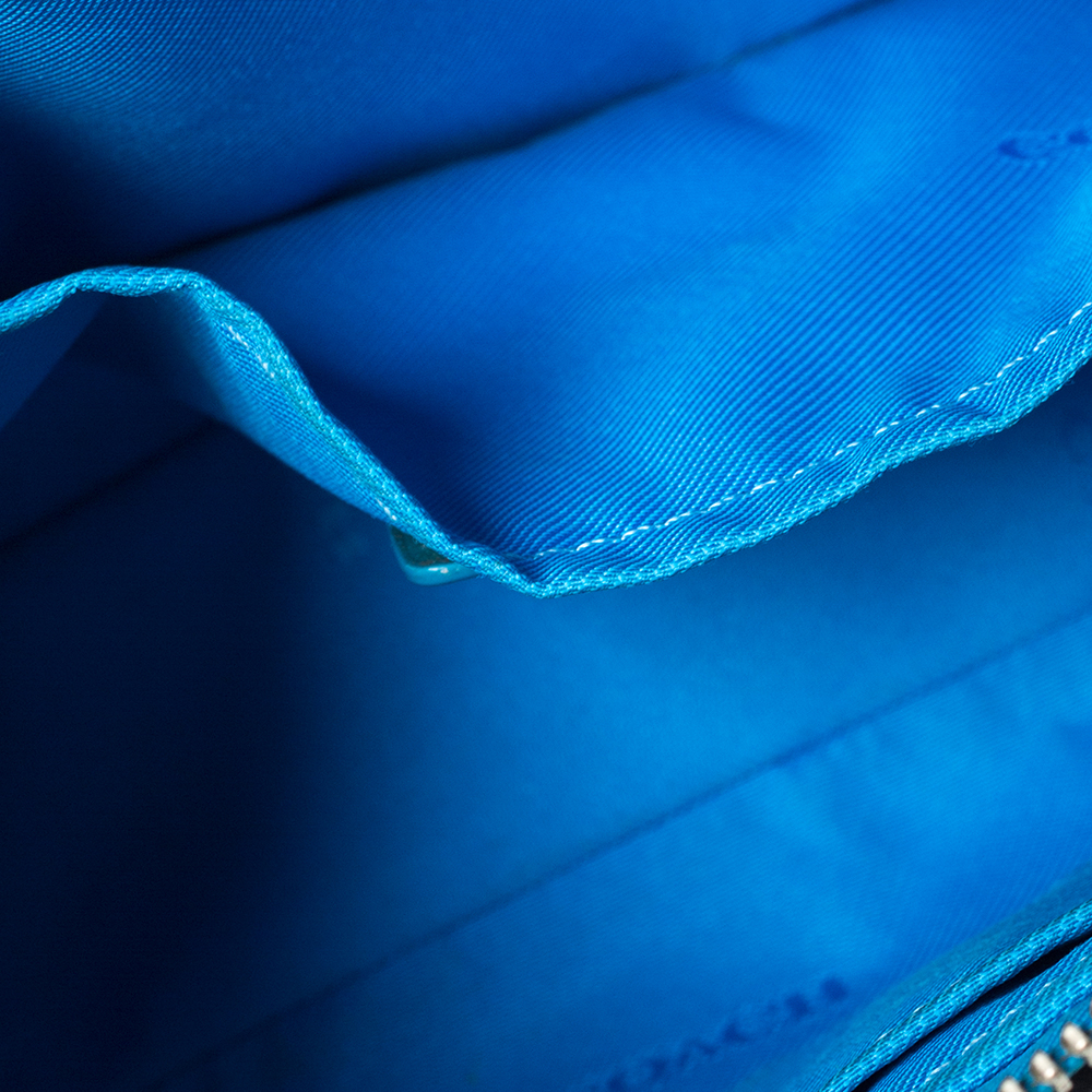 Coach Sky Blue Leather Mini Pochette Coach | The Luxury Closet