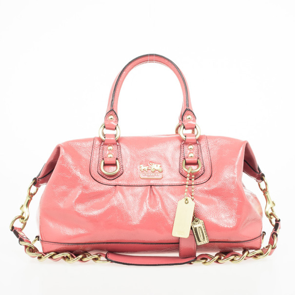 coach ashley leather satchel