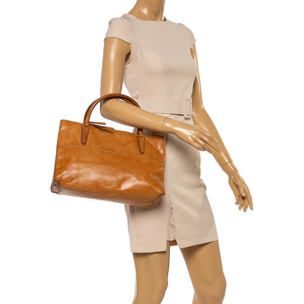 

Coach Tan Leather Tote