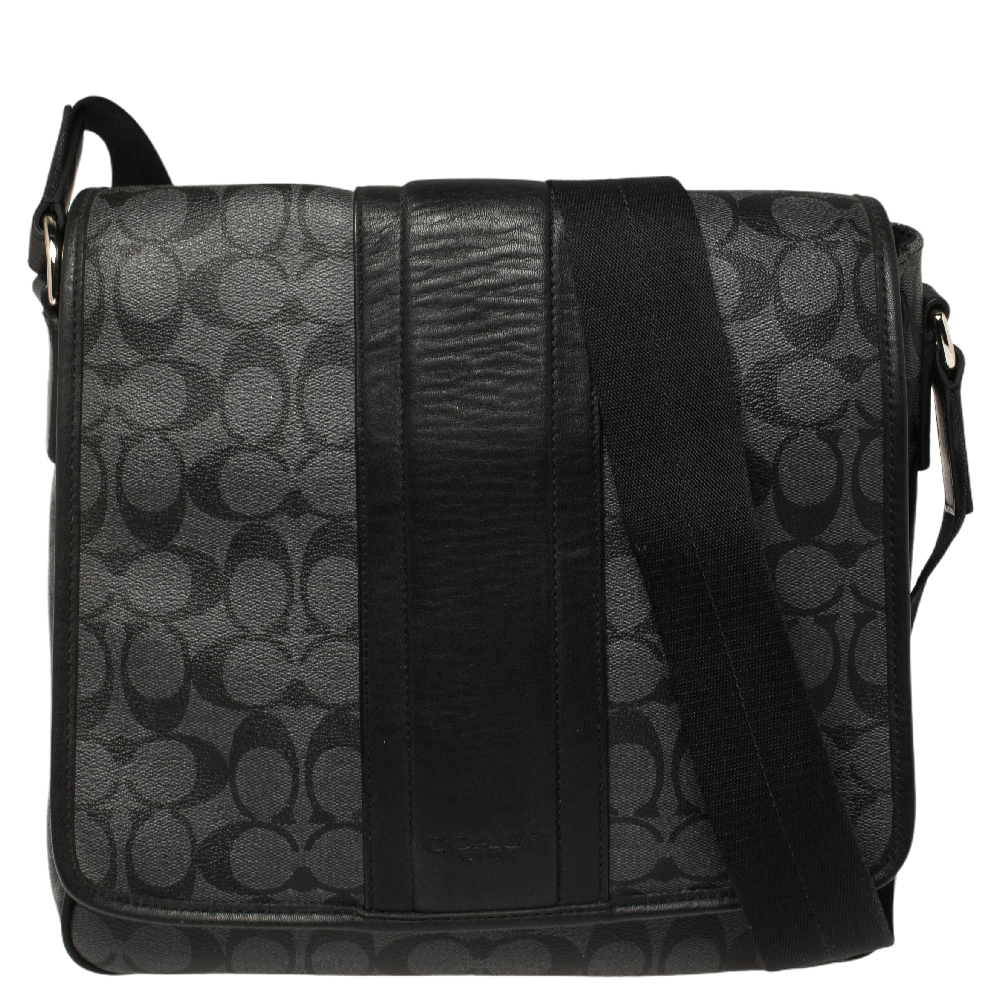 Coach women's leather messenger bag Outlet