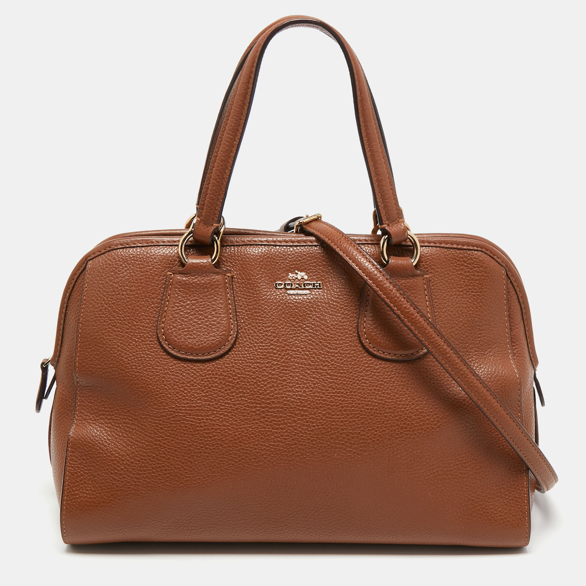 Pre-owned Coach Brown Leather Nolita Satchel