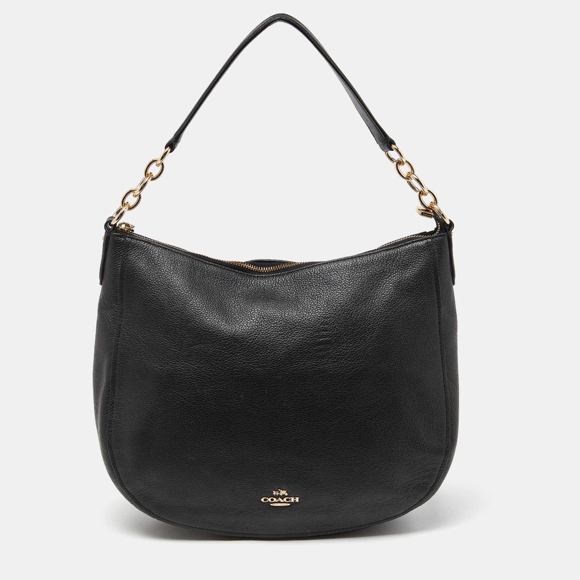 

Coach Black Leather Chelsea Hobo