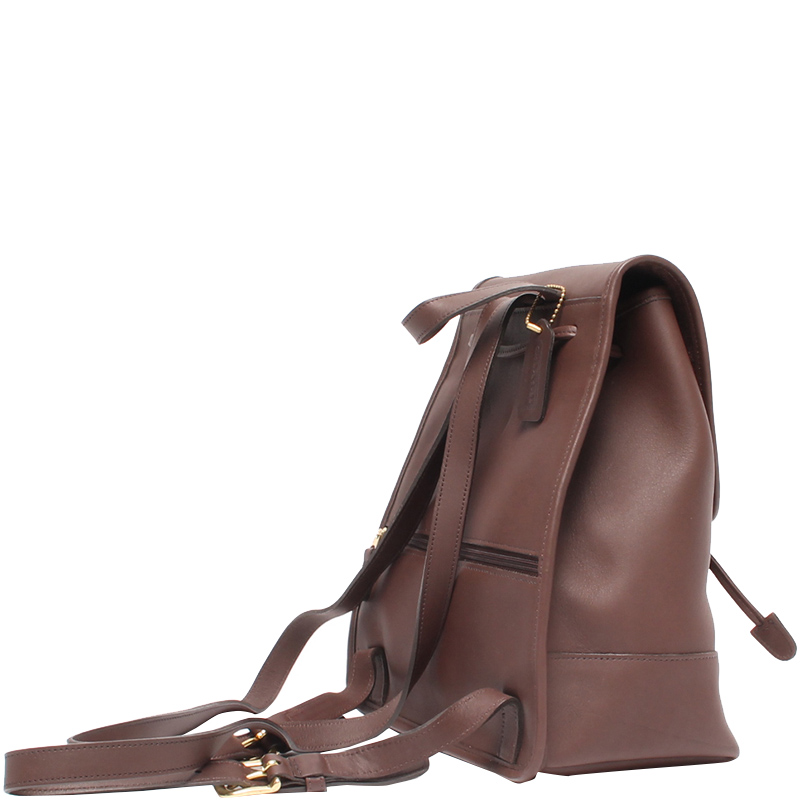 

Coach Brown Leather Backpack