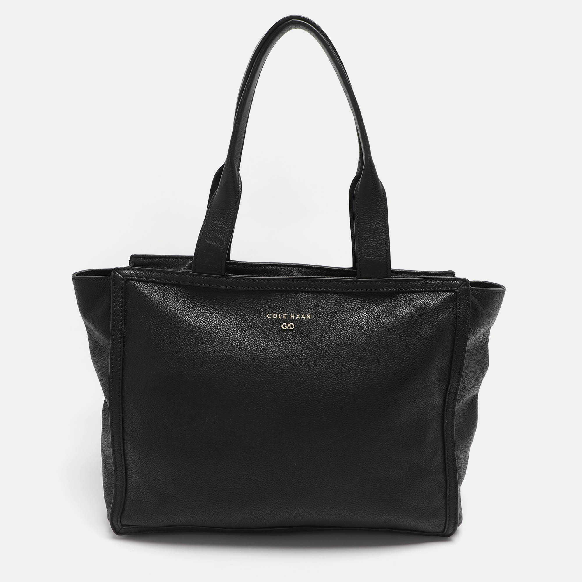 

Cole Haan Black Leather Tote