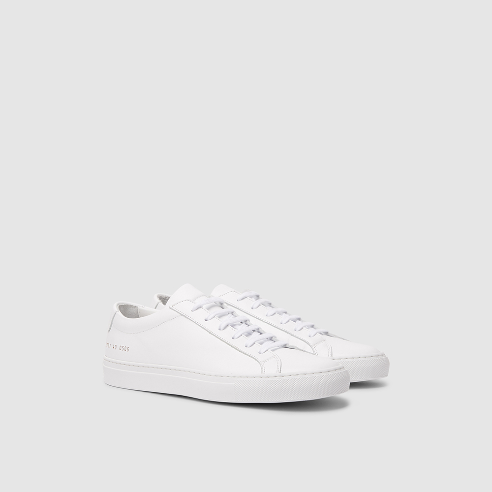 

Common Projects White Original Achilles Leather Low Trainer Size IT