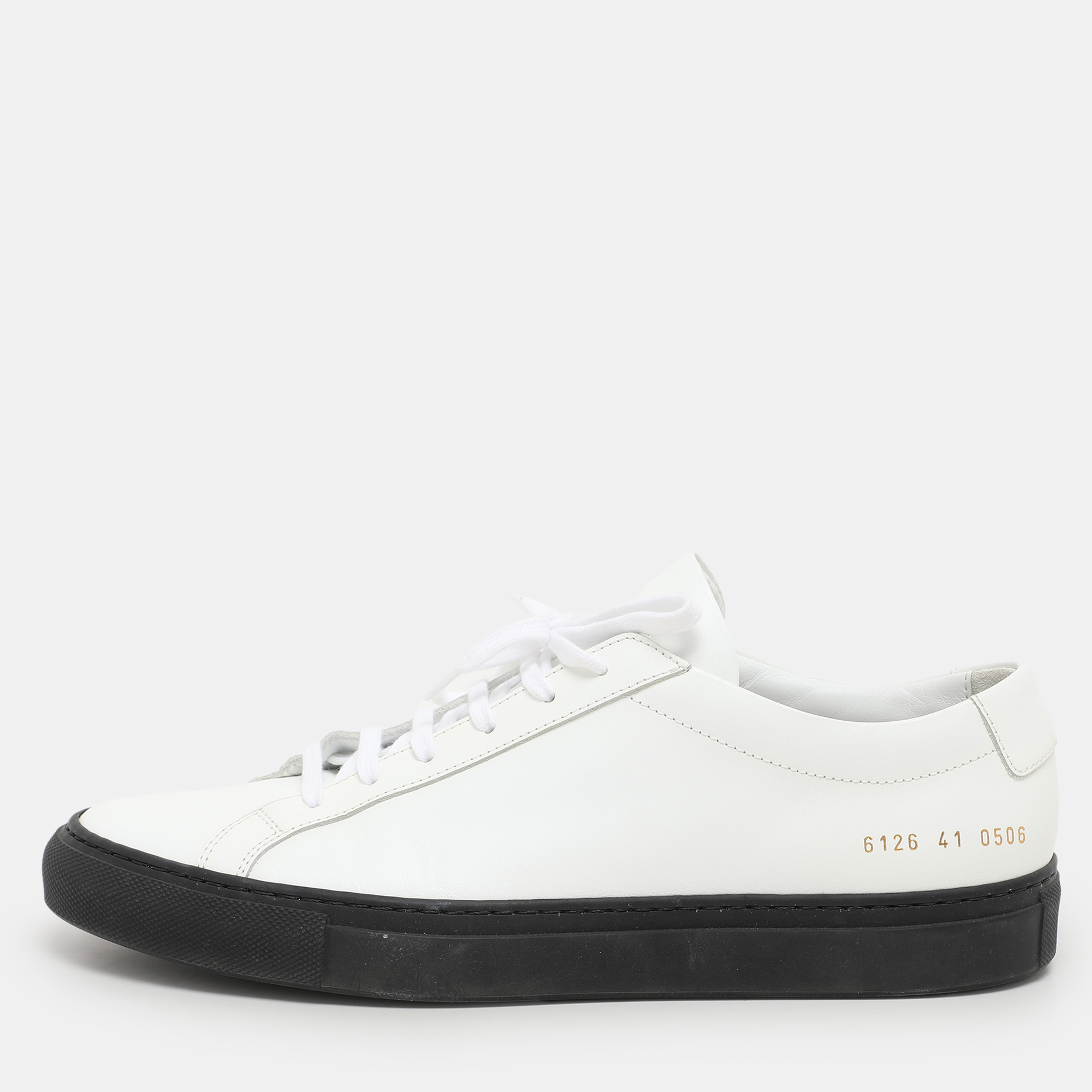 

Common Projects White Leather Achilles Sneakers Size