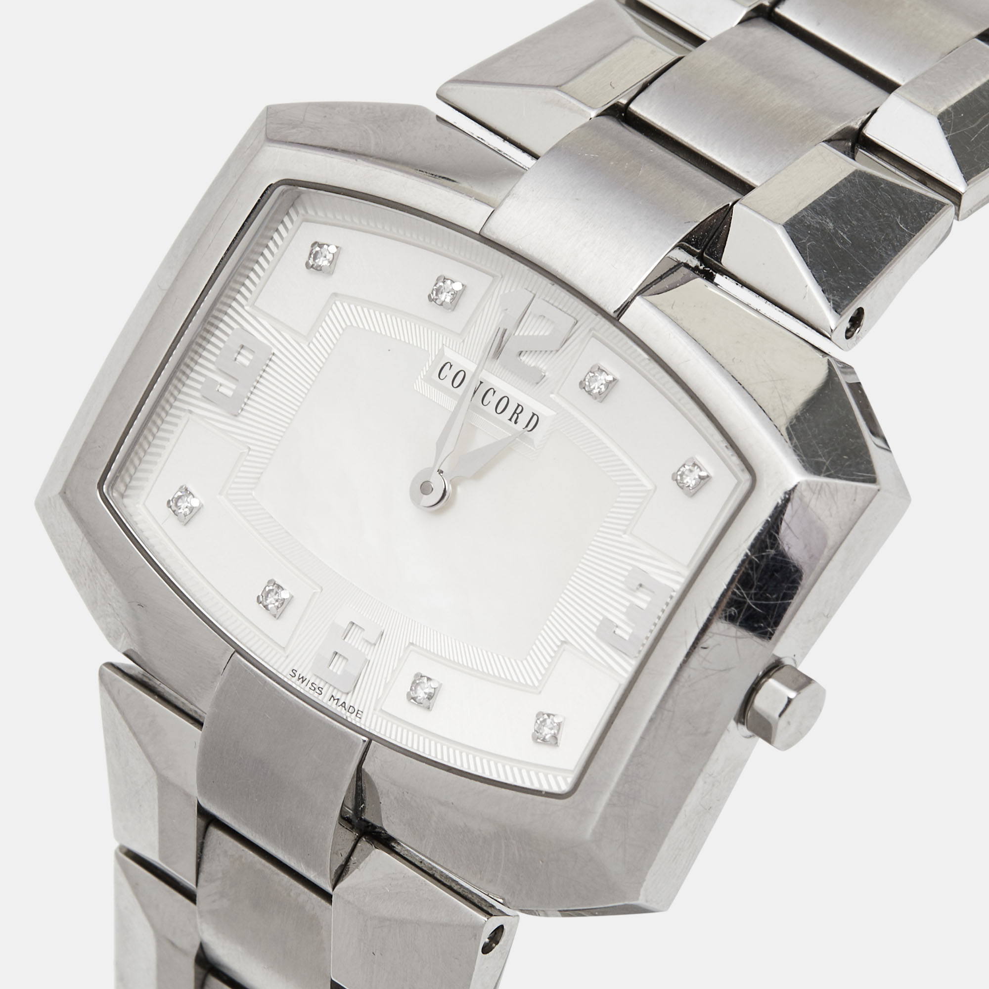 

Concord Mother of Pearl Stainless Steel La Scala, White