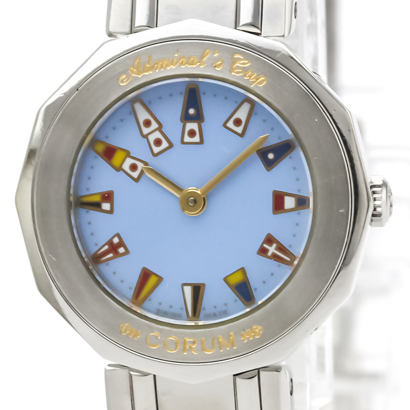 

Corum Blue Stainless Steel Admirals Cup