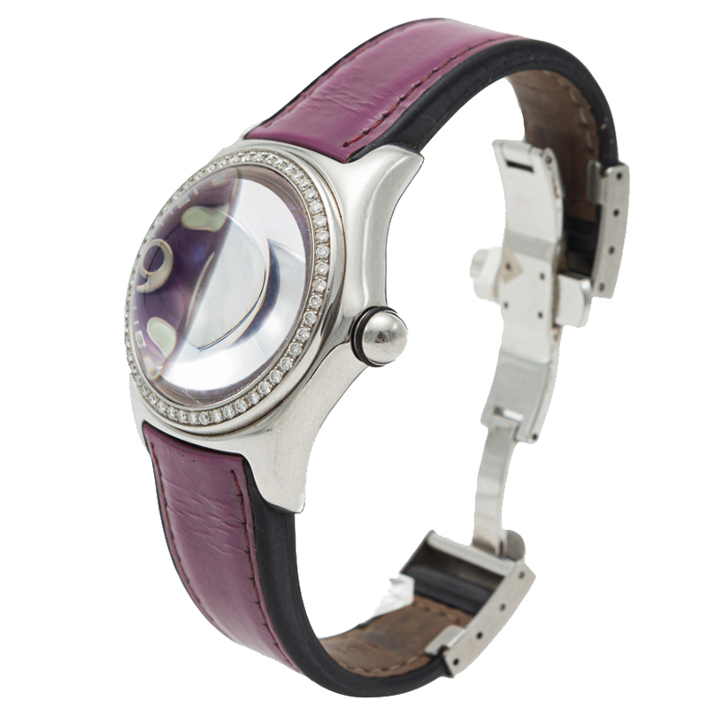 

Corum Bubble Purple Stainless Steel Diamond Women's Watch