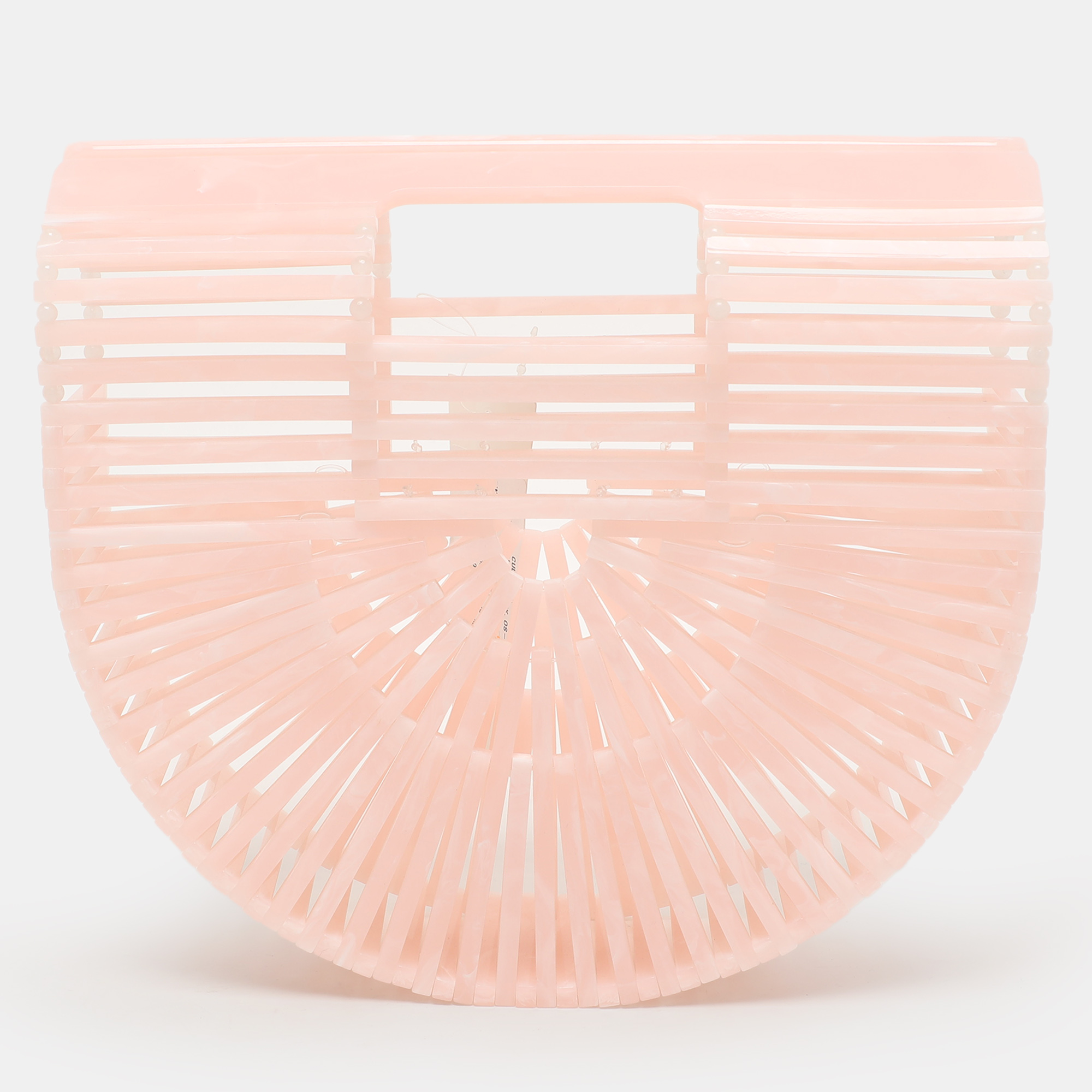 

Cult Gaia Pink Acrylic Mini Ark Bag