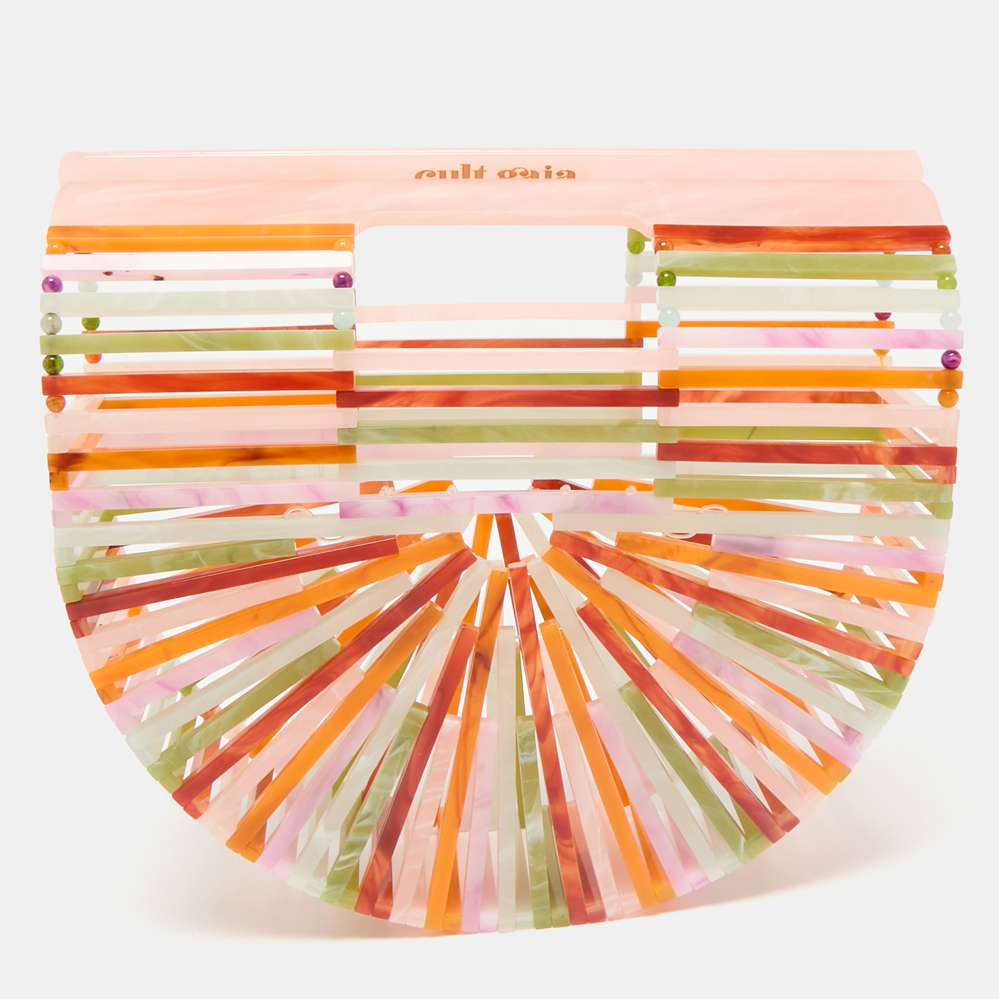 

Cult Gaia Multicolor Acrylic Ark Clutch