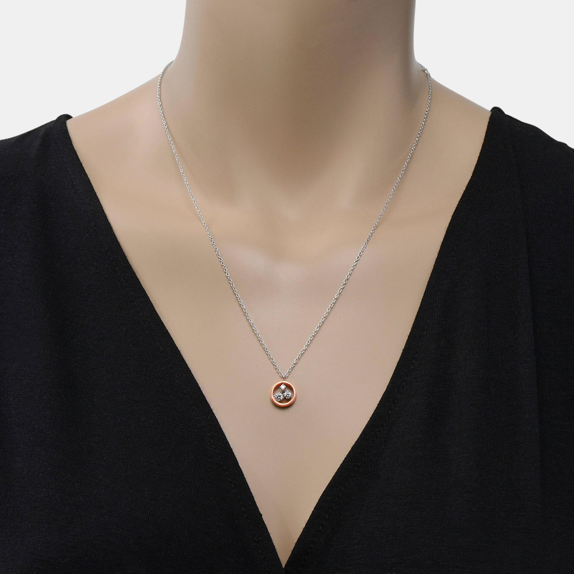 

Damiani 18K Gold, White Diamond Pendant Necklace