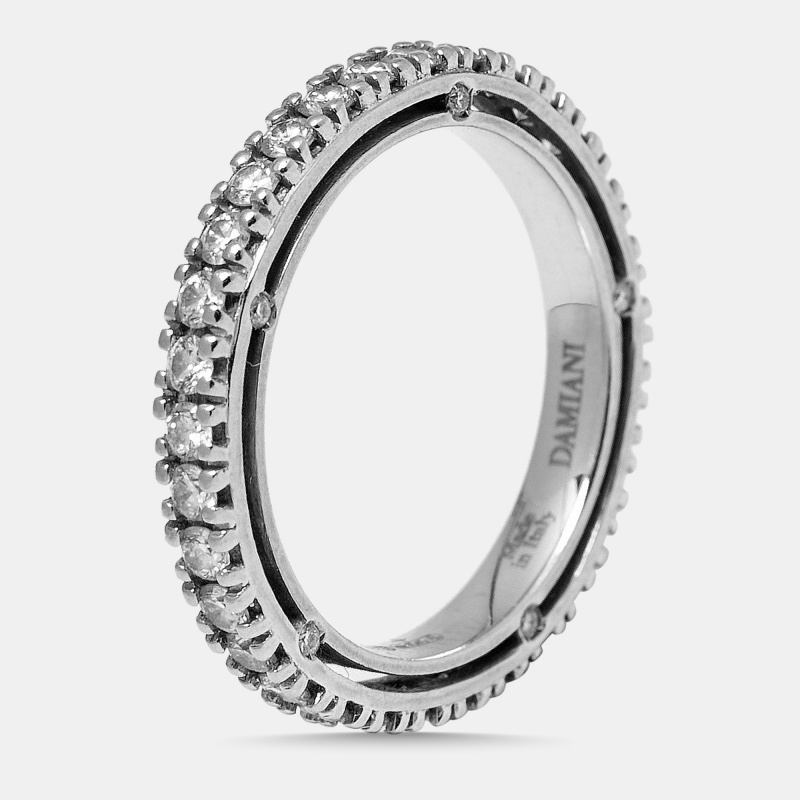 

Damiani D.side Diamonds 18k White Gold Ring Size