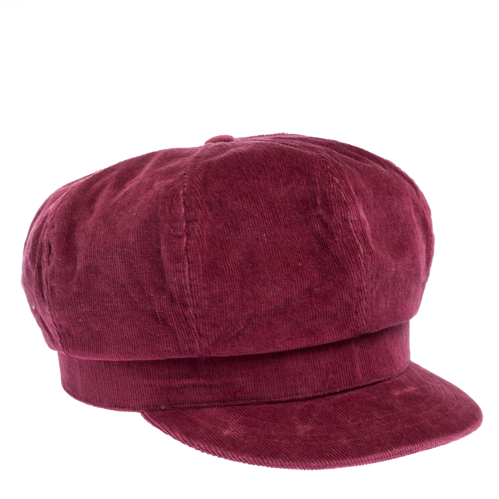 pink newsboy cap