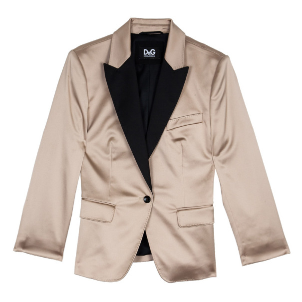 D and G Satin Tuxedo Jacket M