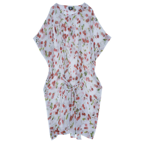 D&G Red Cherry Short Kaftan L