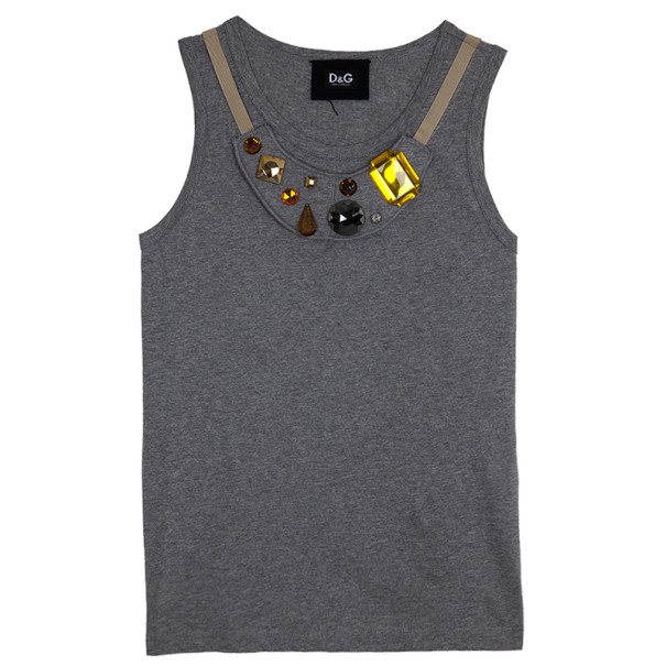 Pre Owned D&G Beaded Cami Top S