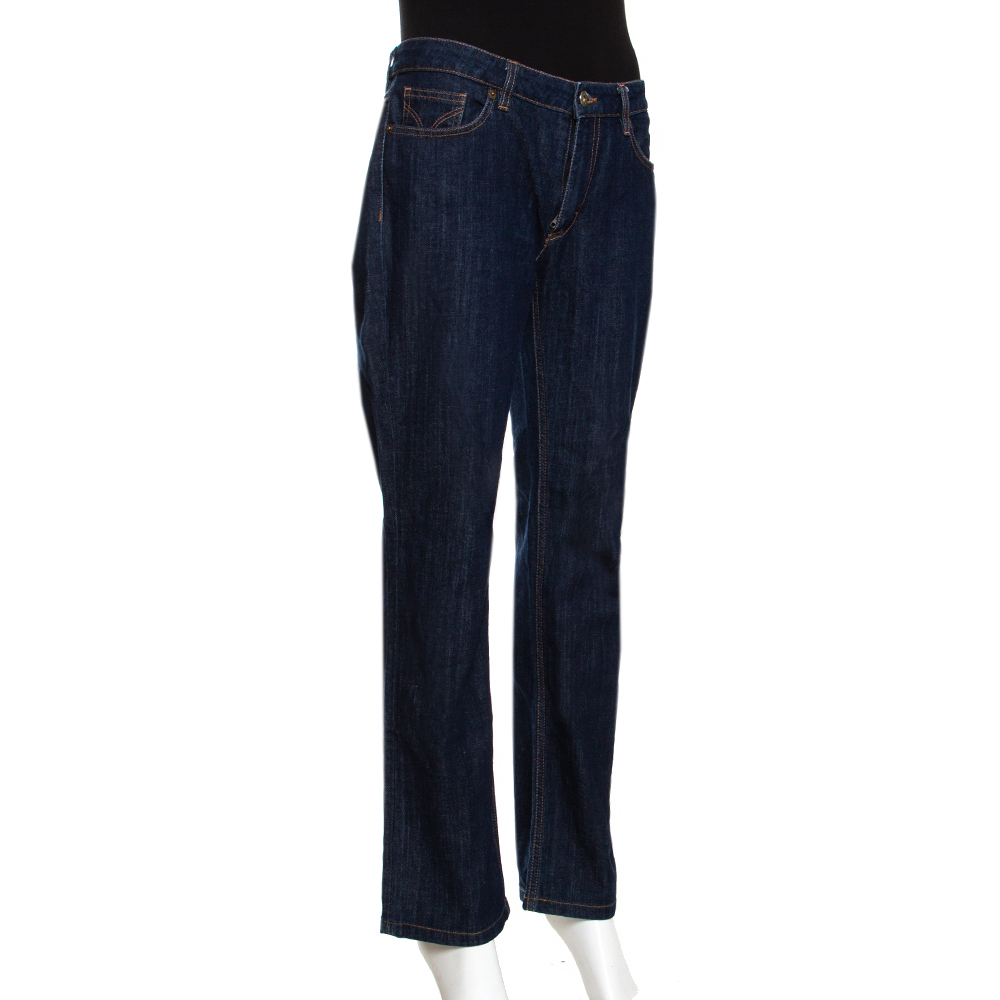 

D&G Indigo Denim Medium Wash Tight Fit Slimmy Jeans, Navy blue