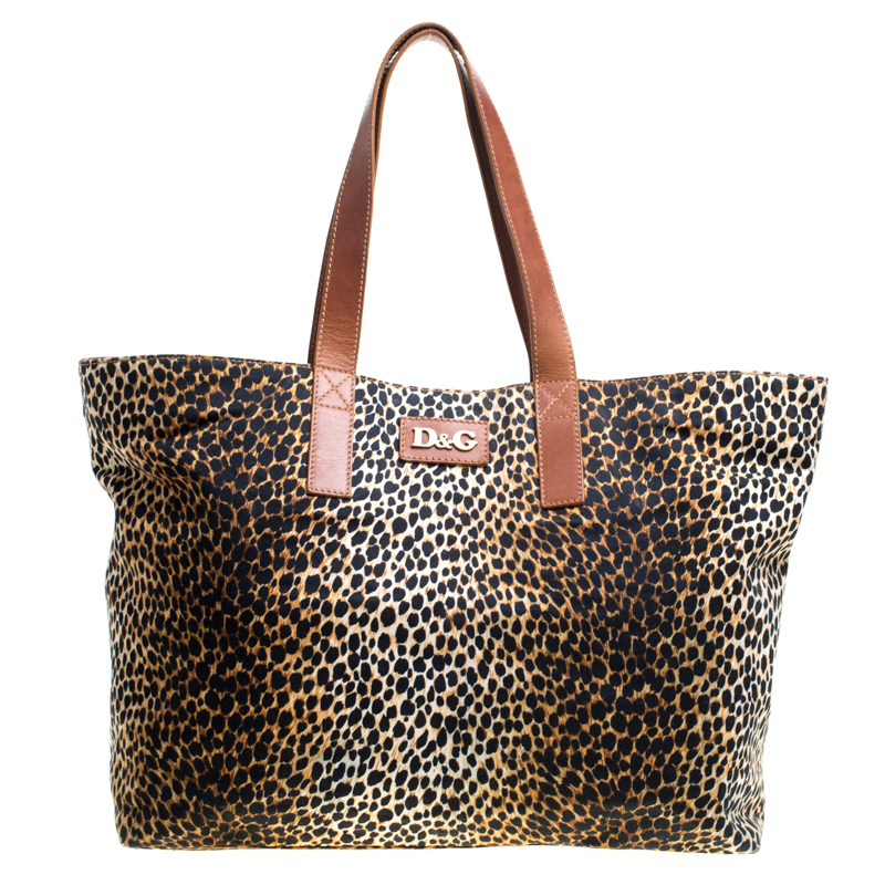 d&g leopard print bag