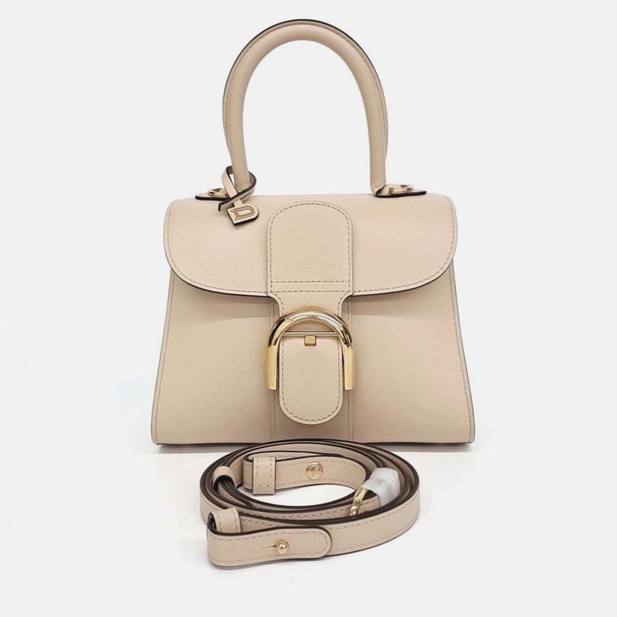 

Delvaux Beige Leather Briand Mini Box