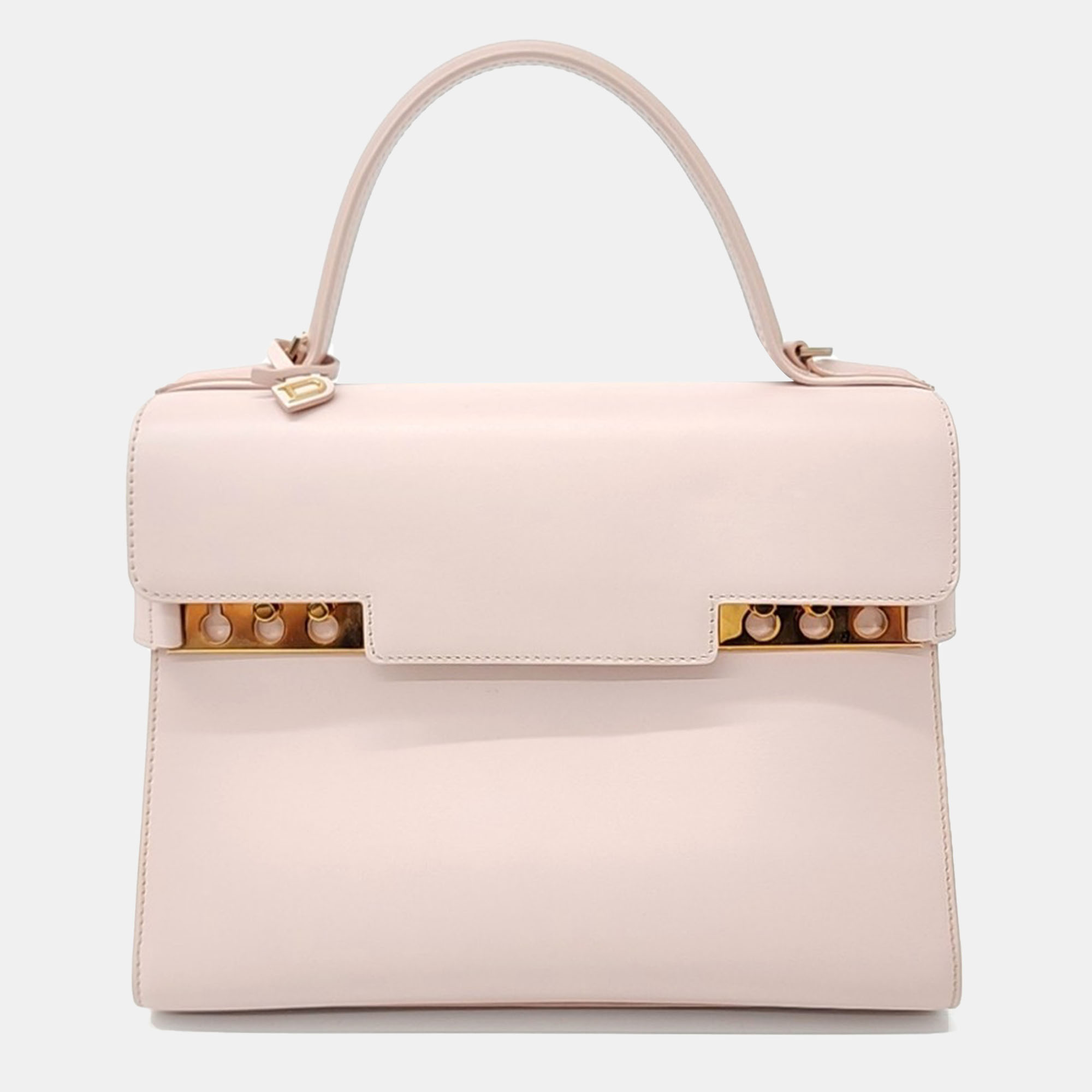 

Delvaux Pink Leather Tompet MM