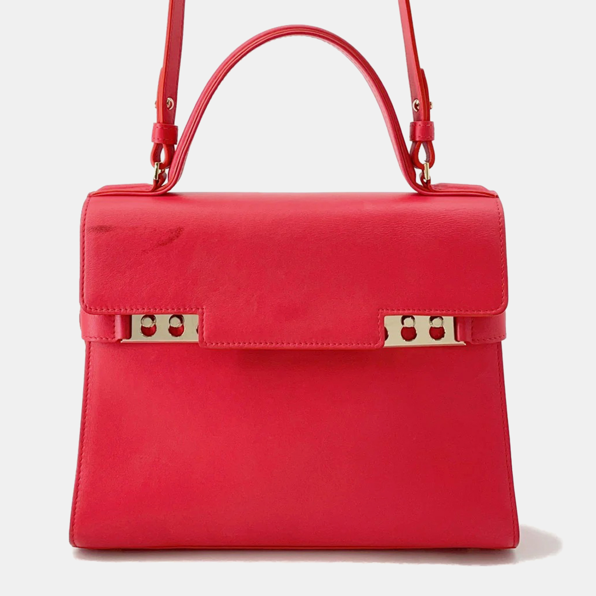 

Delvaux Tempate Red Leather Size Mm