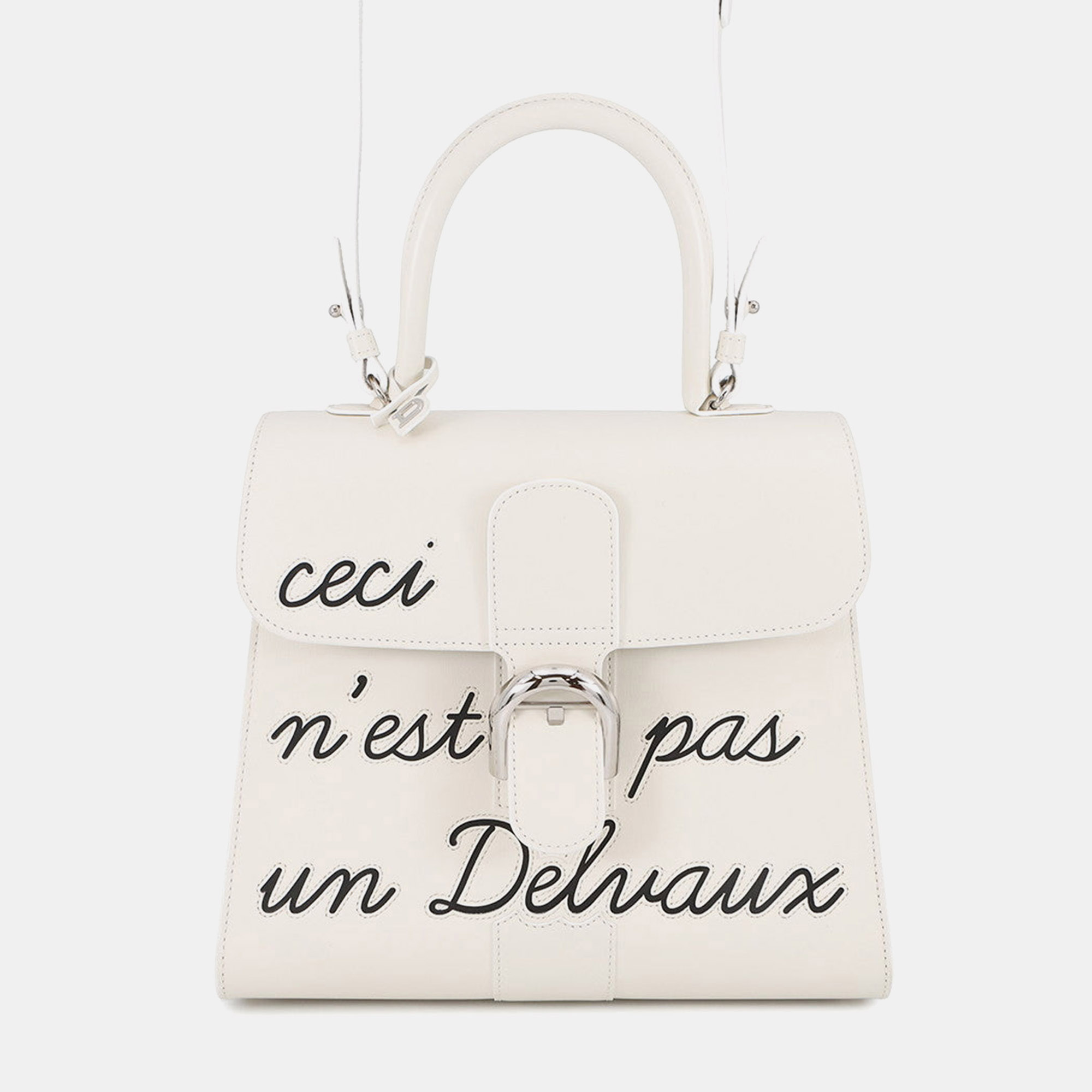 

Delvaux Rumor White Leather Size MM
