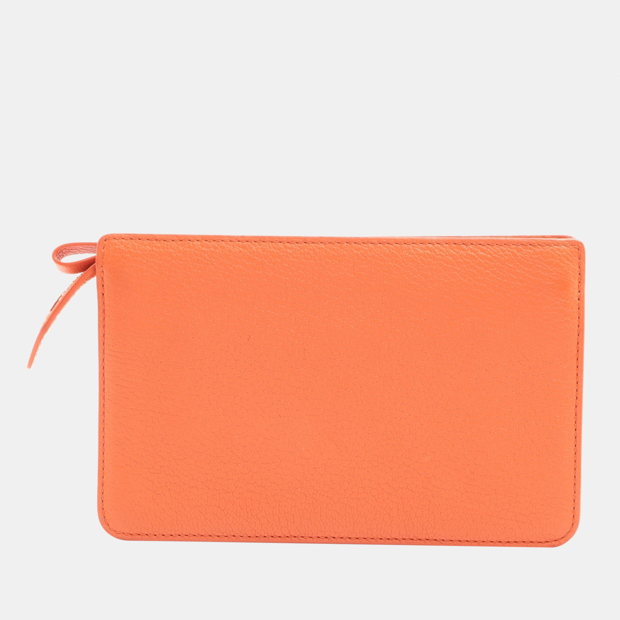 

DELVAUX Leather Wallet Orange