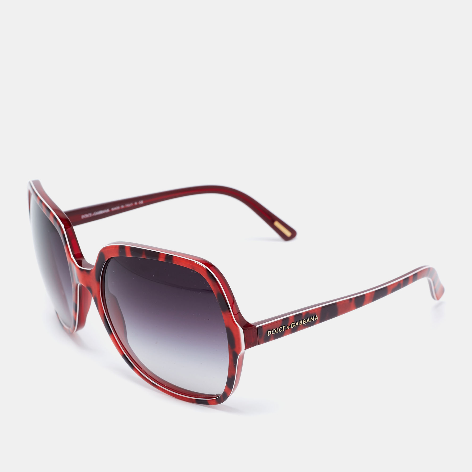 

Dolce & Gabbana Red/Black DG 4098 Oversized Sunglasses