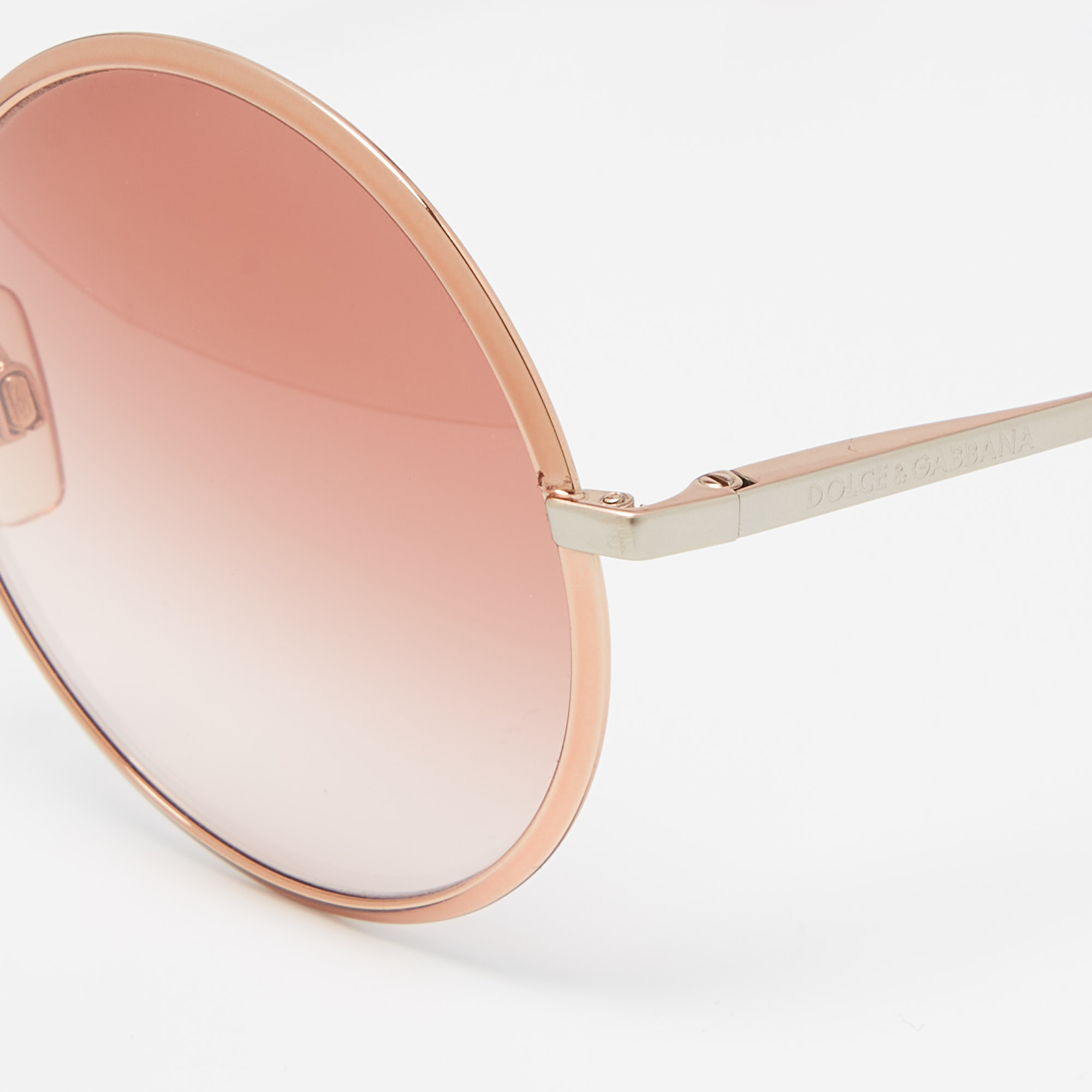 

Dolce & Gabbana Two Tone/ Pink Gradient DG2155 Round Sunglasses