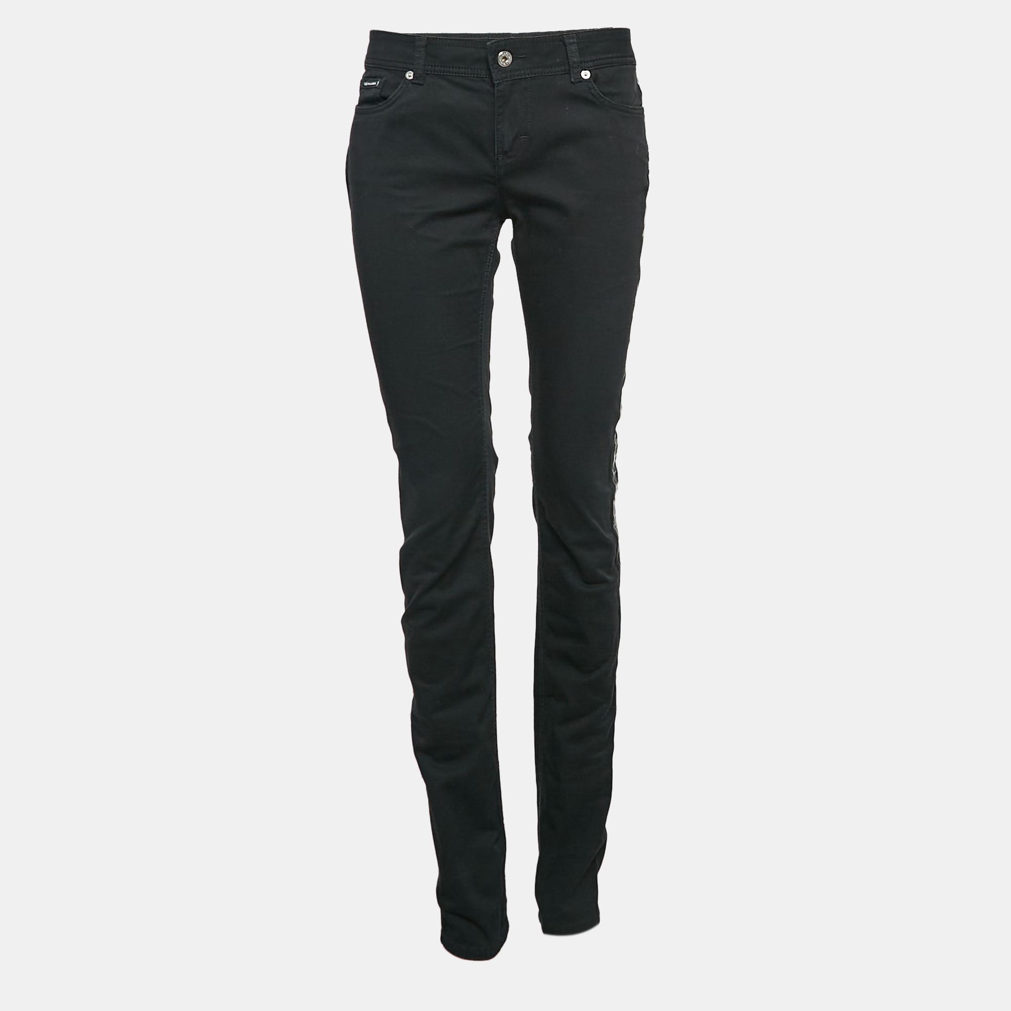 

D&G Black Denim Skinny Jeans M Waist 32"