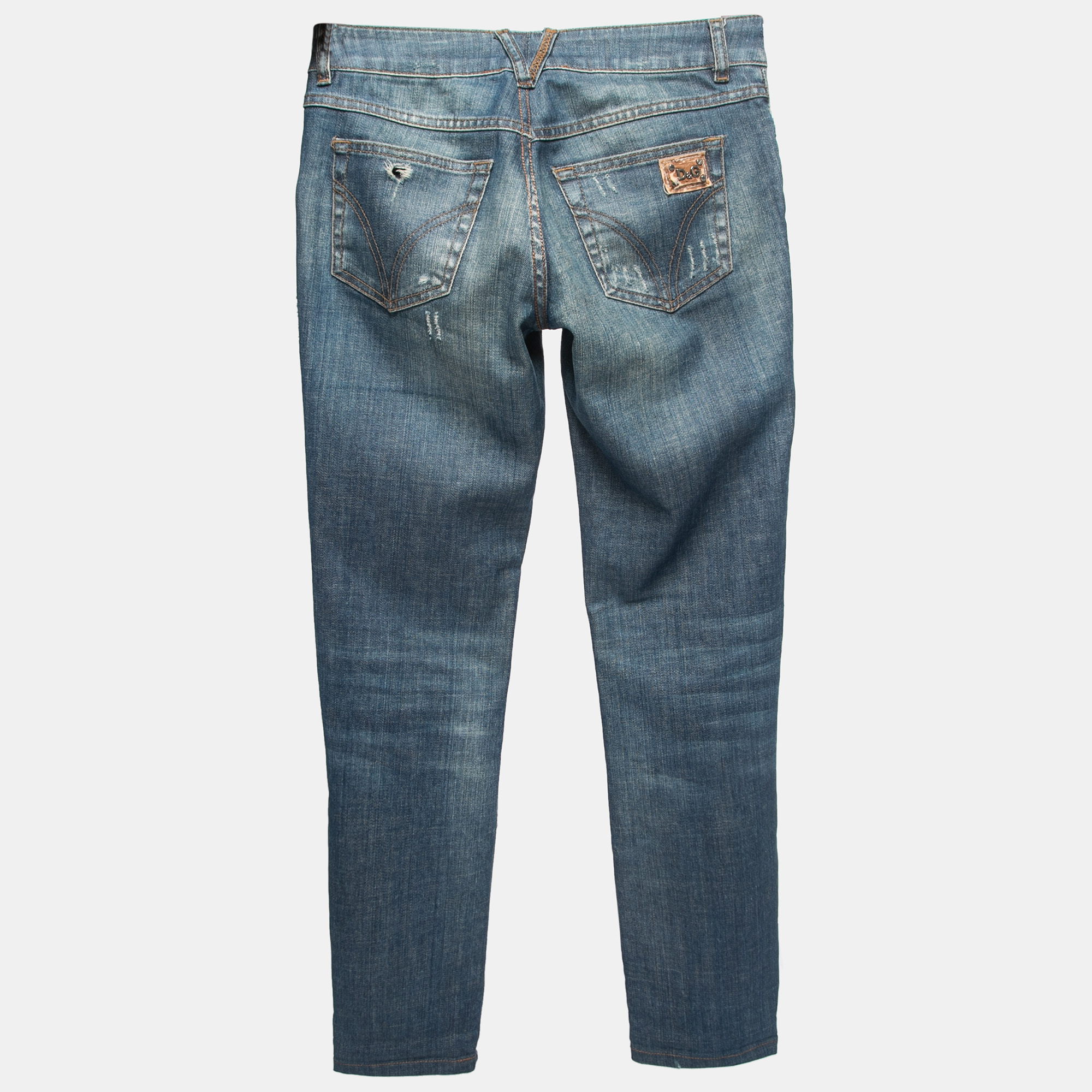 

D&G Blue Distressed Denim Jeans