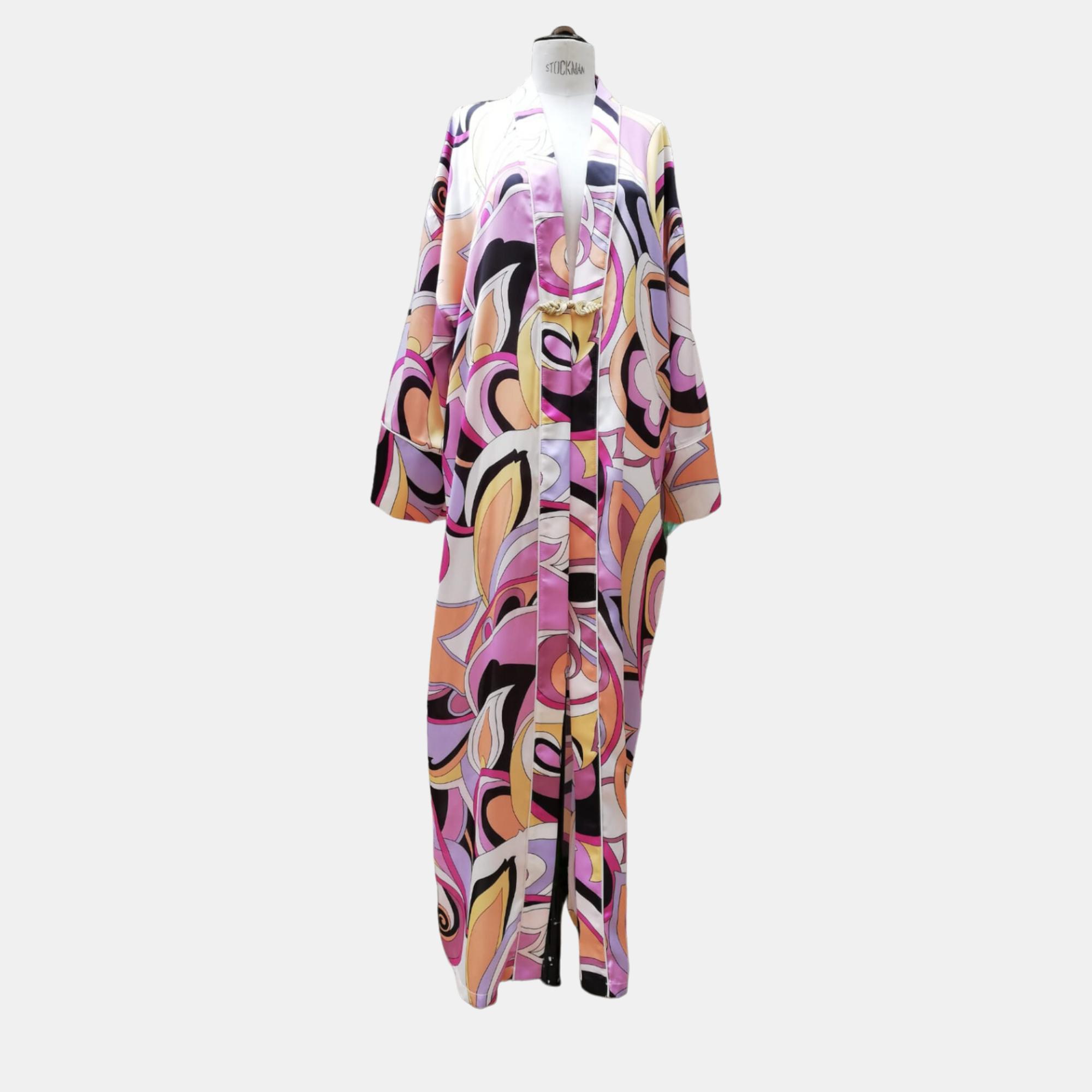 

Diana D'Orville Canoubiers Kimono Jumpsuit/Playsuit, Multicolor