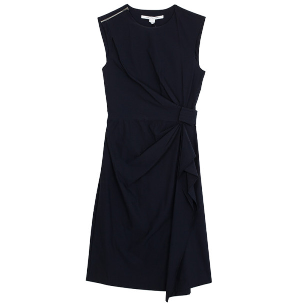 Pre Owned Diane Von Furstenburg Alba Two Mini Dress S