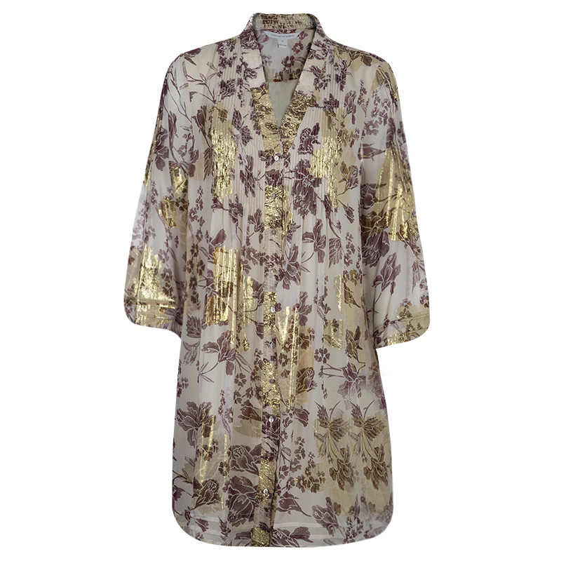 Pre Owned Diane von Furstenberg Multicolor Layla Dress L