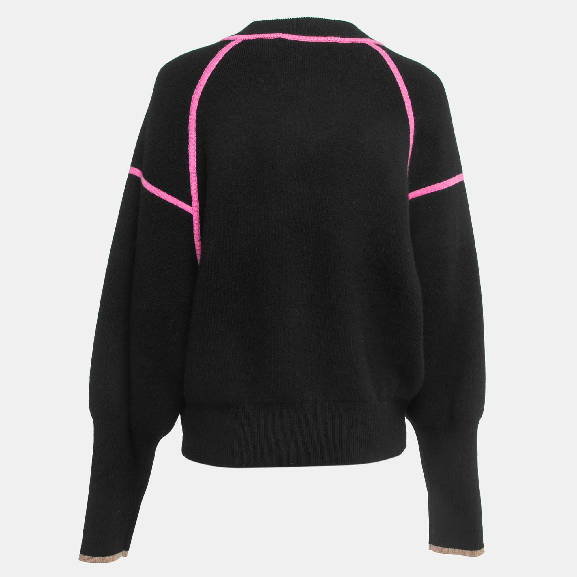 

Diane Von Furstenberg Black Wool Blend Sweater
