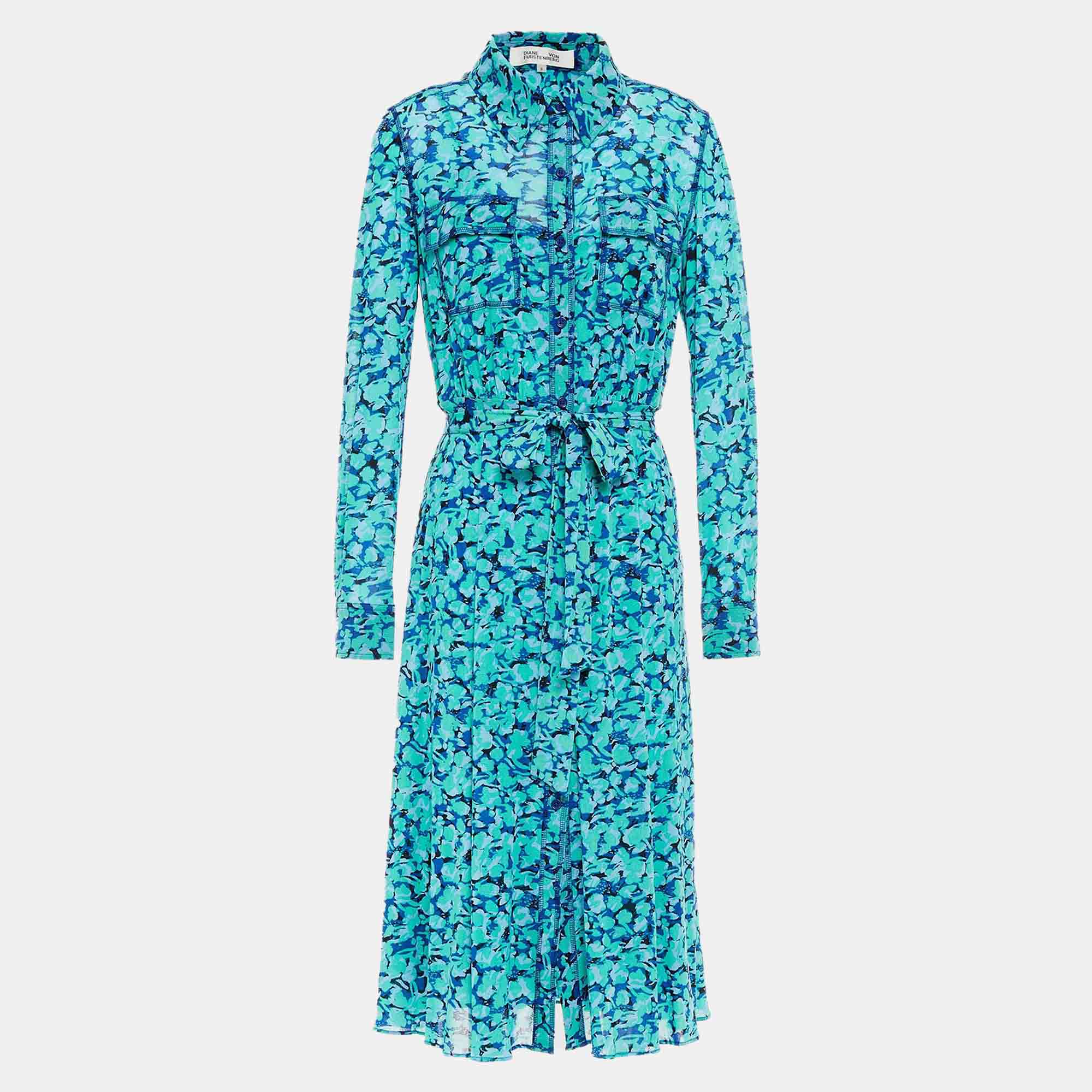 

Diane Von Furstenberg Polyester Knee Length Dress, Blue