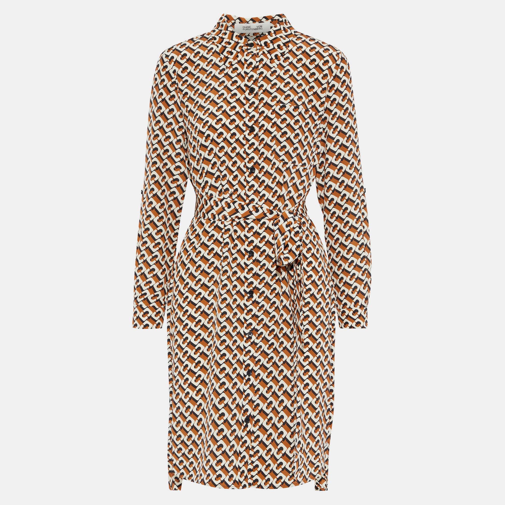 

Diane Von Furstenberg Silk Knee Length Dress, Multicolor