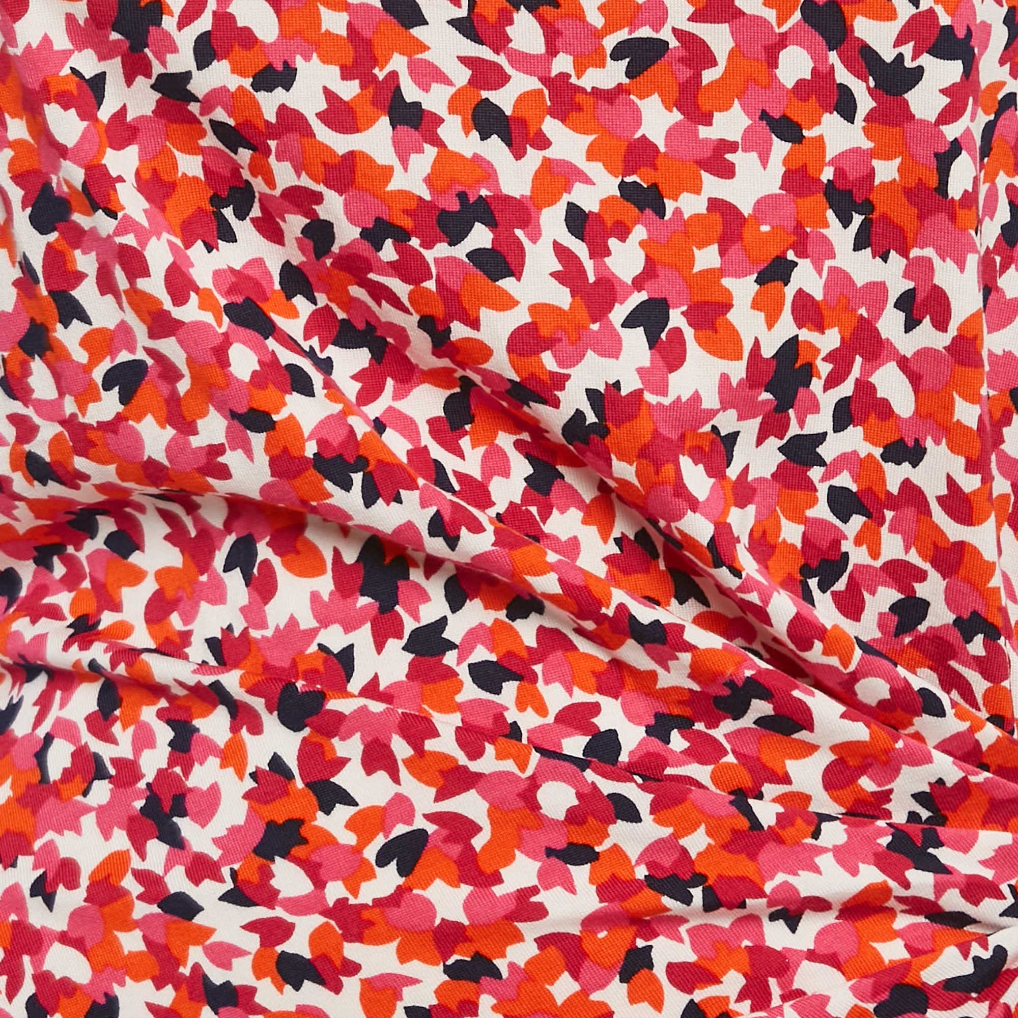 Diane Von Furstenberg Multicolor Printed Jersey Mini Della Dress L 