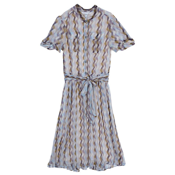 Pre Owned Diane Von Furstenberg 'Nima' Dress L