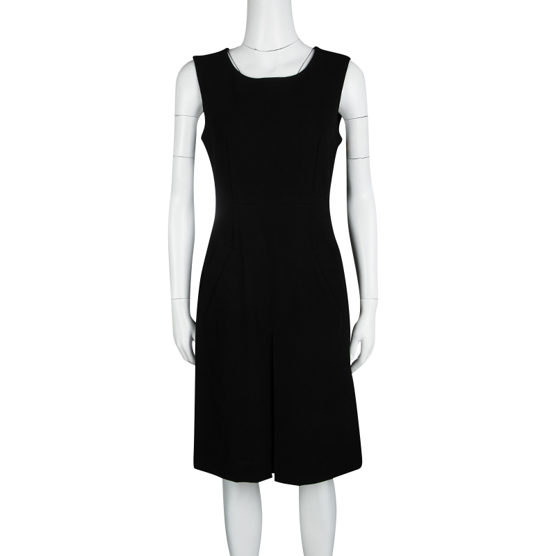 

Diane Von Furstenberg Black Side Zip Detail Sleeveless Carpreena Dress