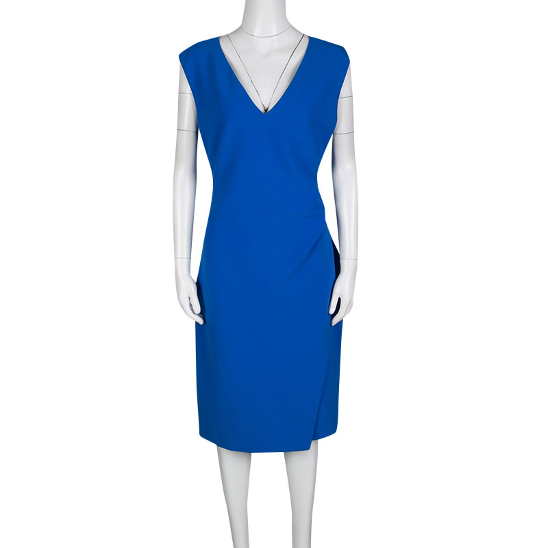 

Diane Von Furstenberg Blue Sleeveless Fitted Megan Dress