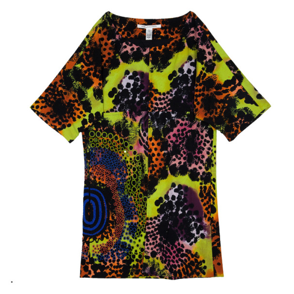 Pre Owned Diane Von Furstenberg Vintar Printed Jacket S