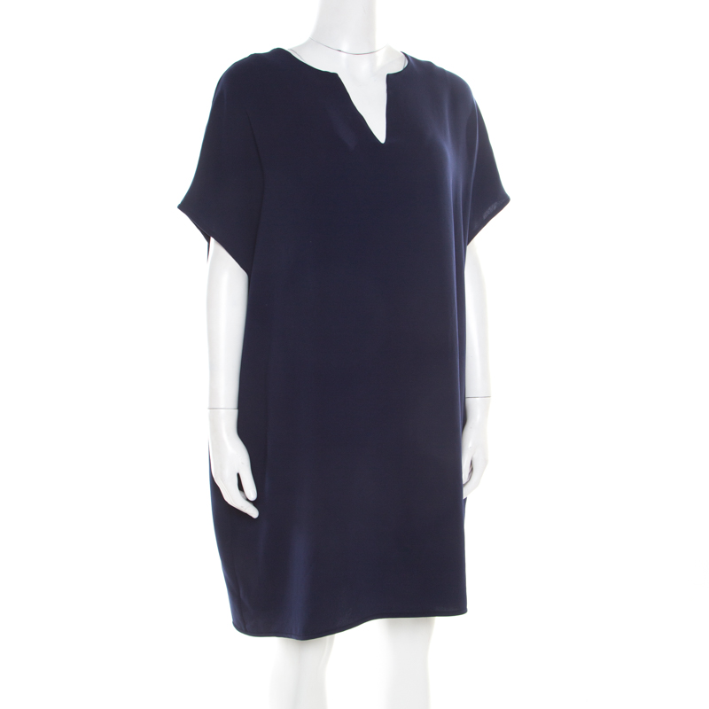 

Diane von Furstenberg Midnight Blue Kora Tunic Dress