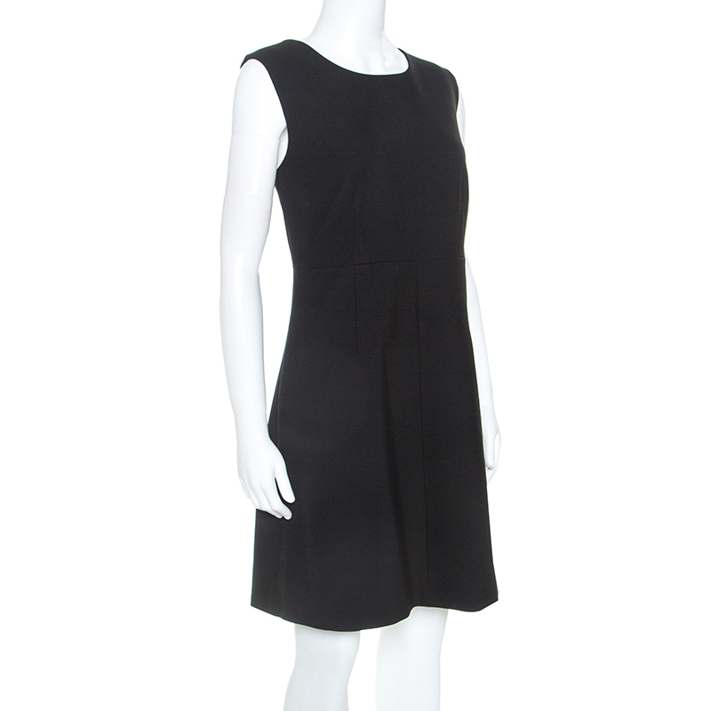 

Diane Von Furstenberg Black Crepe Sleeveless Carrie Dress