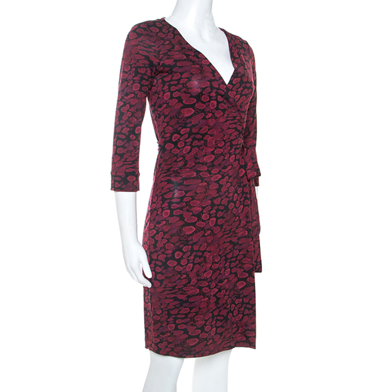 

Diane Von Furstenberg Multicolor Silk Wrap Dress