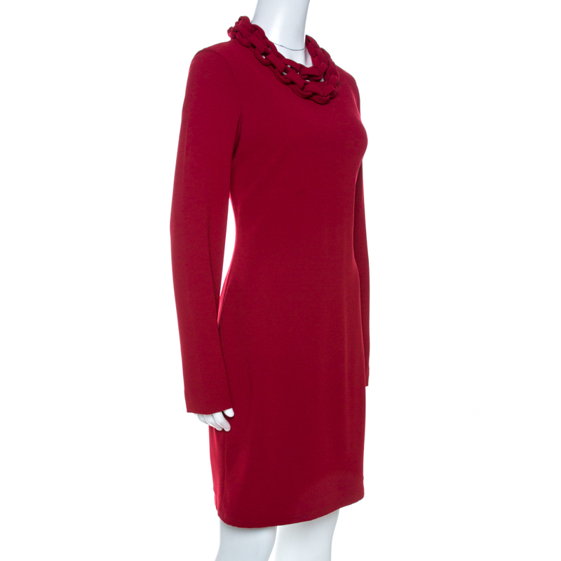 

Diane Von Furstenberg Burgundy Crepe Giada Dress