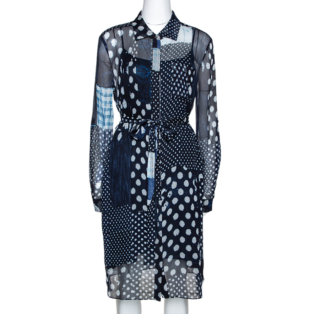 diane von furstenberg silk shirt dress