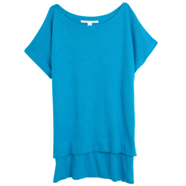 Pre Owned Diane von Furstenberg Blue Brianna Sweater M